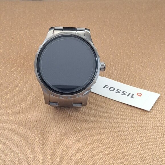 FOSSIL Q Marshal Gen 2 Smartwatch Smoke Gunmetal Stainless Steel 45mm FTW2108 - Picture 10 of 16